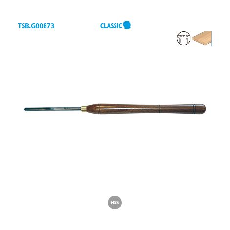 Leman – Gouge à bois 10 mm HSS – Creusage précis pour bois de fil – Usinage assiettes et bols – Modèle pro