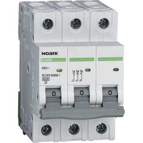 Interruttore automatico Noark ex9bn 20 A 6 kA 3 poli