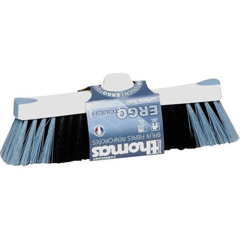 Weicher schwarzer Moustache-Faserbesen - Thomas