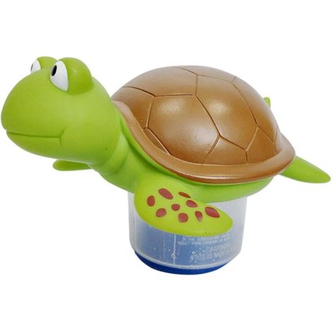 Verstellbarer Schwimmfutterspender für automatische Chlordosierung zur Chemikalienzufuhr, Schildkröte