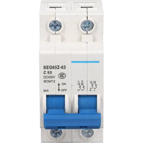 Miniatur-Luftschalter 2P 6kA 400V C50 50A für netzgekoppelte Photovoltaiksysteme (1/5)