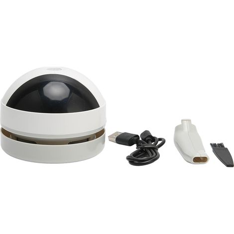 Aspirateur de bureau rechargeable sans fil, balayeuse portative automatique pour table, nettoyeur de poussière à main pour maison et bureau (1/5)