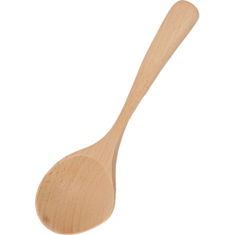 Cuillères à soupe en bois, polies avec soin, fabriquées à la main, résistantes aux hautes températures, à long manche, pour restaurants (1/5)