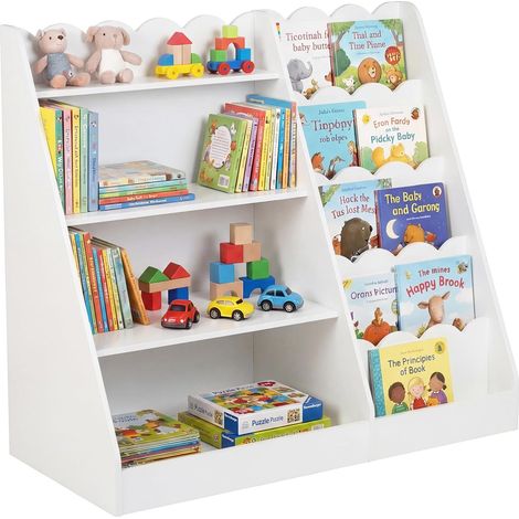 COSTWAY Libreria Montessoriana Porta Libri e Giocattoli per Bambini (1/5)