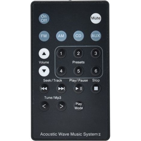 Télécommande - Pour Système Audio Bose Soundtouch Wave Music System II - B5 - Compatible CD Radio - 1 Unité (1/5)