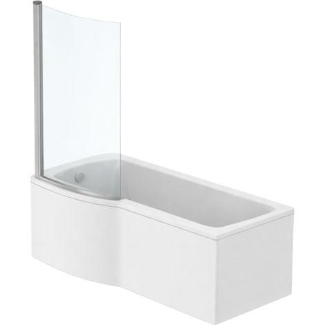 IDEAL STANDARD Baignoire Connect air 150 X 80 avec Pare Bain asymétrique gauche (1/4)