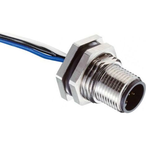 Connecteur pré-câblé RS PRO 4 conducteurs , M12 Mâle, 300mm ( Prix pour 1 )