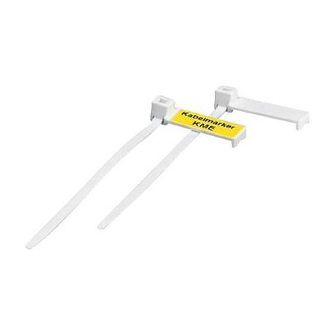 Phoenix Contact 0807083 KME Segnafili Tipo di montaggio: fascette Superficie stampabile: 20 x 8 mm Bianco 50 pz. (1/2)