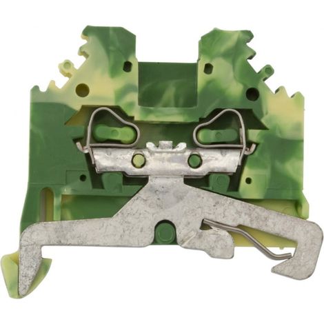 Connettore di protezione per binario 2,5 mm² giallo-verde 280-107