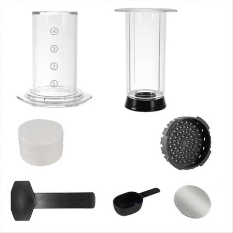 Portable french cafetière espresso café pot pour aero (1/5)