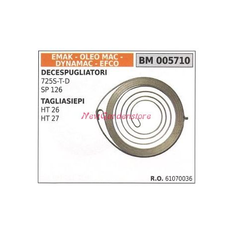 Muelle de arranque EMAK para desbrozadora 725S-T-D SP 126 005710