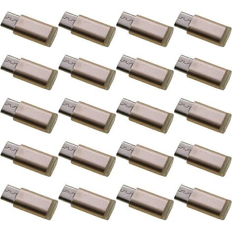 Lot de 20 adaptateurs micro-USB vers USB-C (1/5)