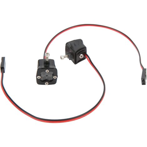 Paar quadratische LED-Scheinwerfer für 1/10 RC-Autos, DIY-Scheinwerfer für Simulationsspielzeugmodelle (1/5)