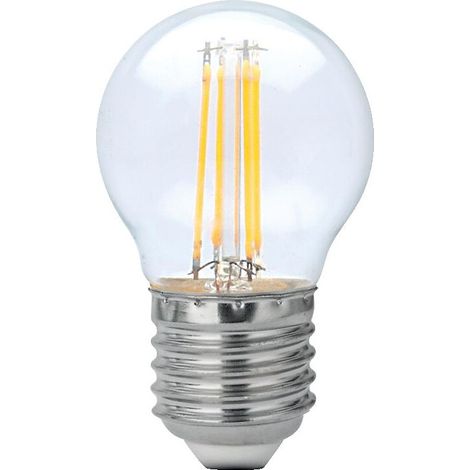 Lampe LED sphérique à filament E27 4 W 400 lm 2700K - CENTRAL LOBAO (1/2)