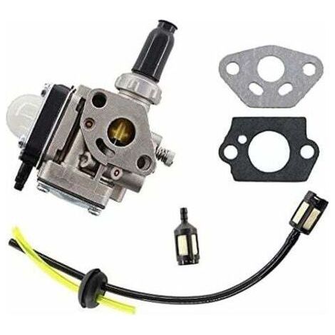 Carburateur Kawasaki TH43 TH48 pour tondeuses à gazon – Filtre à essence universel et joints inclus – Performance fiable (1/4)