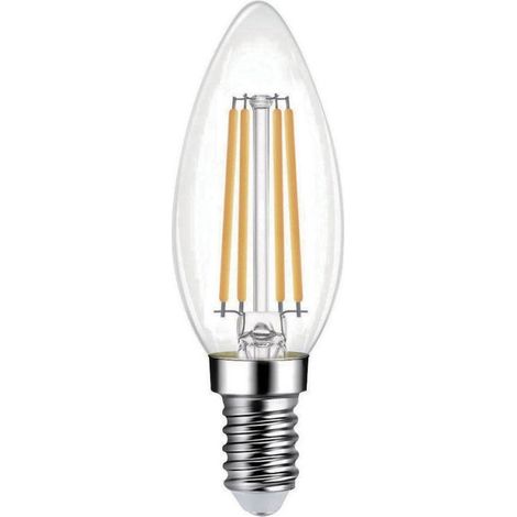 Lampadina led gea led gla1004h gla1004c gla1004n e14 metallo vetro, tonalità luce 3000°k (luce calda) (1/3)