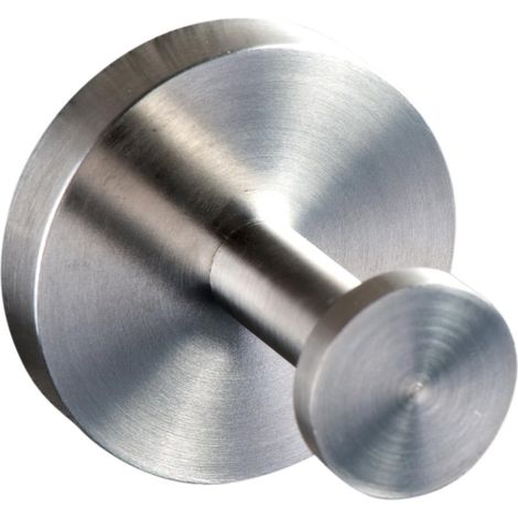 Ahlsen Exclusivo toallero de acero inoxidable Gancho para perchero de baño (acero inoxidable (cepillado))
