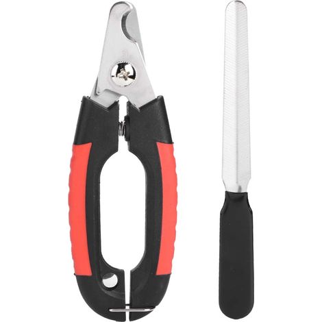 Coupe-ongles pour animaux de compagnie, grande taille, extrémité incurvée, ciseaux, griffes, pour chiens et chats (1/5)