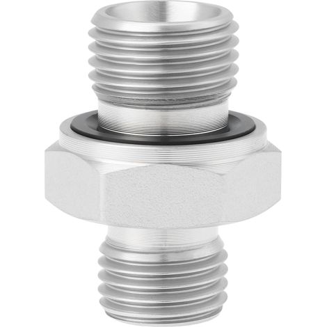 Adaptateurs Raccords Flexibles hydrauliques Acier inoxydable M14 M16 Mini-pelles Chargeuses compactes (1/5)