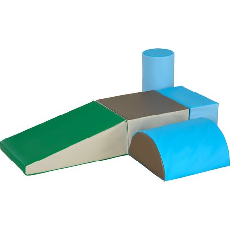 5PCS Parcours de motricité bébé en mousse EPE, module sensoriel pour enfants d'âge préscolaire, multicolore (1/5)