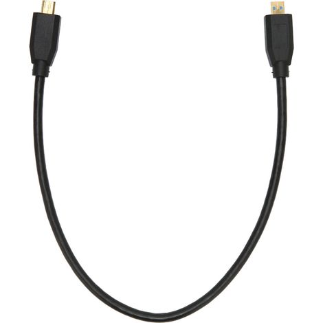 Câble micro HDMI mâle vers micro HDMI haute définition ultra-fin 8K@60Hz OD4.0, câble pour mini caméra/tablette vers TV, connecteur droit HDMI mâle vers mâle. (1/5)