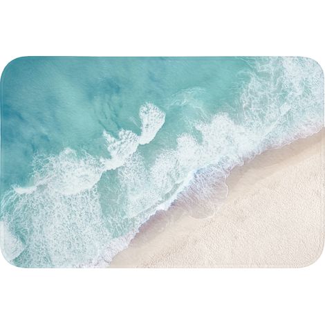 TAPPETINO DA BAGNO Spiaggia - Mare - Natura - Estate 60x40 cm