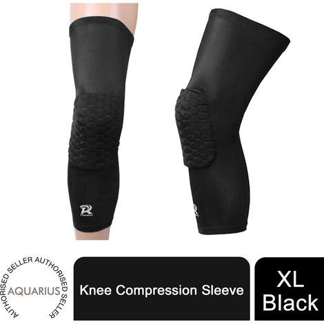 Knee Compression Sleeve, Extra Large - Black (1/5)