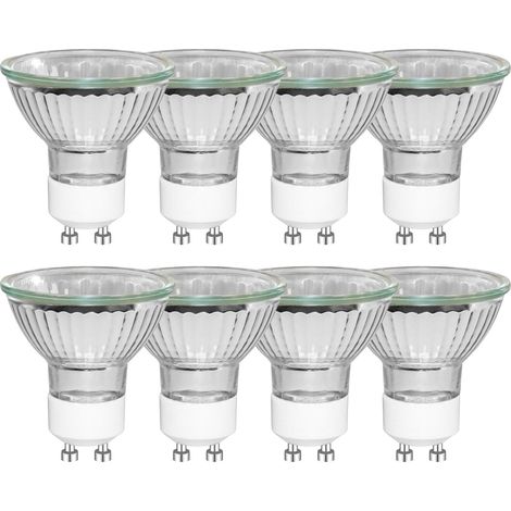 Ampoules Projecteur Réflecteur Dimmable, MR16 Ampoule Spot, 360LM, Blanc Chaud 2800K, AC 230V, 45 °Faisceaux, Lampe à Réflecteur pour Lumières Encastrées, Feux de Piste, Downlights, Pack de 8 (1/5)