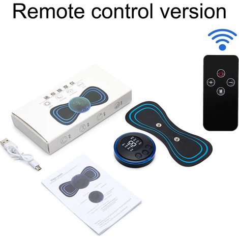 Wiederaufladbares elektrisches Nackenmassagegerät, EMS-Nackenmassagepflaster zur Linderung von Muskelschmerzen, Dropshipping-Unterstützung 03272-AquaForge