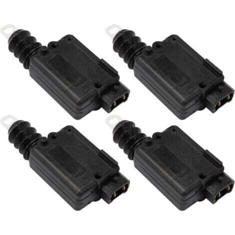 4 × Moteur Centralisation de Porte ou Coffre pour Clio 2 Duster Logan Sandero, Actionneur de Verrouillage Central pour Megane Scénic Trafic Twingo Espace Kangoo Master 2 7701039565 INHHUB (1/4)