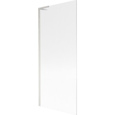 Paroi de baignoire Mexen Next L 1 volet 80 x 150 cm, rayé, nickel brossé - 895-080-000-03-09-97 (1/5)