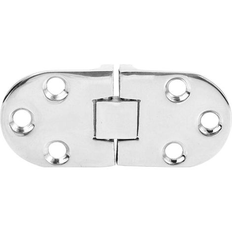Cerniera in acciaio inox 80x30mm con specchio integrato e strumento di installazione domestica per la lucidatura.