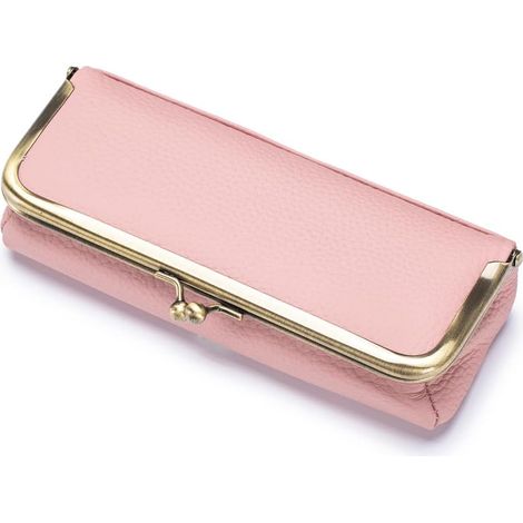 Custodia per occhiali in ecopelle, custodia rigida per occhiali, astuccio retrò con chiusura a scatto, custodia portatile per occhiali, scatola porta occhiali da sole per uomo e donna