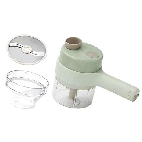 Hachoir électrique portable, rechargeable manuellement, un petit ustensile de cuisine pour hacher l'ail et les légumes.