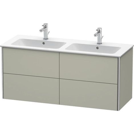 Meuble-lavabo XSQUARE 1280x560x478mm 4 tiroirs we ma ES NB re