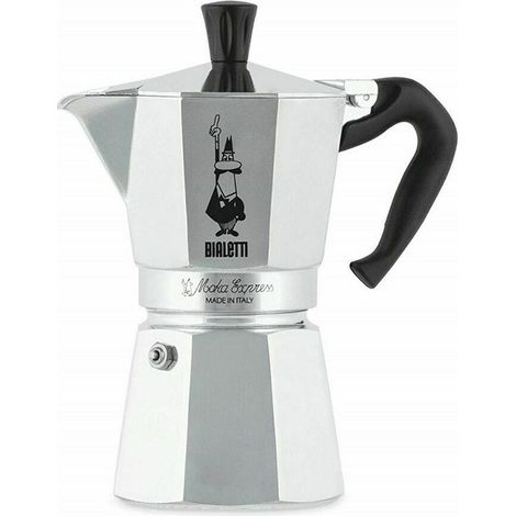 Caffettiera Italiana Bialetti 0001163 Alluminio 6 Tazze