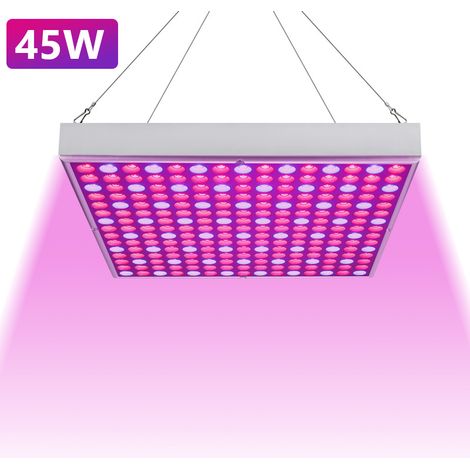 SWANEW Lampade per Piante 45w Grow Led Coltivazione Indoor Idroponica Lampada Crescita Luci Piante Illuminazione di Pannello per Luminosa Led per Piante (1/5)