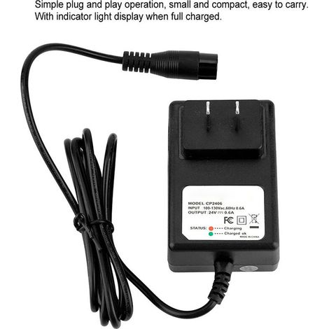 Chargeur de batterie pour scooter lectrique,remplacement du chargeur d'alimentation ATV 24V pour X-12 pour la mise niveau (1/5)