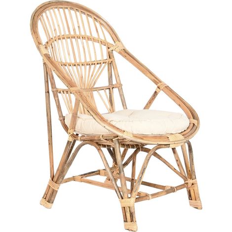 Silla Bambu Ratan 63X55X90 Natural (1/5)