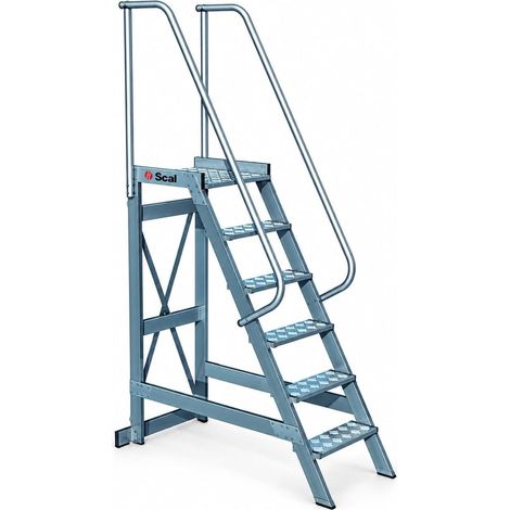 Escalera Puente de Acceso con Plataforma PT1 60° de 3 Peldaños