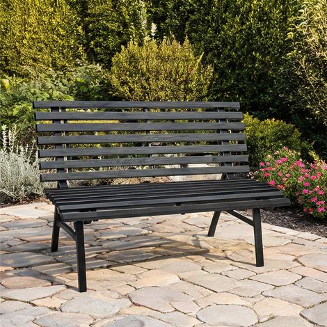 SunJet Banc de jardin, banquette extérieure, aluminium 2 places - Réf. XCVC9D3A8EHS (1/5)