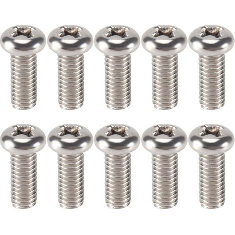 10 viti M4x10mm per staffa di montaggio per monitor TV, schermo LCD, computer (1/4)