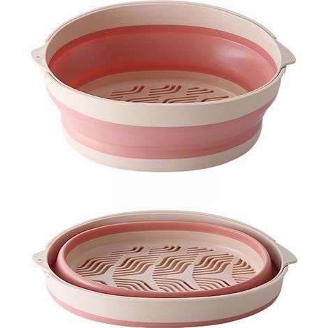 Panier De Rangement Pour Jouets De Bain - Structure Pliable Avec Base Amovible - Égouttage Rapide - Pour Baignoire Et Douche - 1 Pièce (1/5)