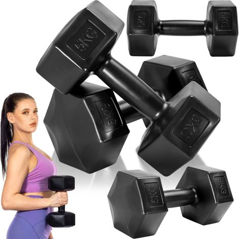 Set 2 manubri OLIMP 2x5 kg (1/5)