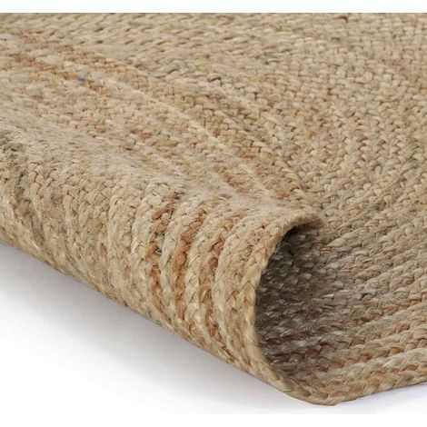 Maison Exclusive - Tapis Jute tressé 120 cm rond (1/5)