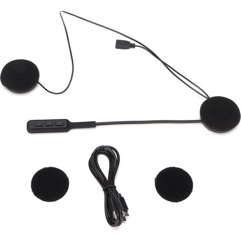 Casque Bluetooth MH01 Écouteurs Sans Fil Haut-Parleurs Moto Casque Audio Kit Mains Libres (1/5)