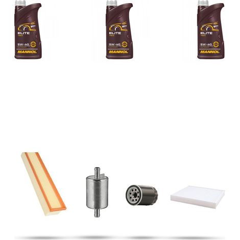 Kit tagliando 4 FILTRI e 3L OLIO compatibile con Fiat Panda III 1.2 LPG 51kw dal 2012 (1/5)