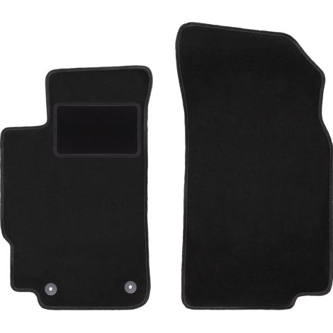 Tapis avant noirs pour Peugeot 406 berline, break, break (1995-2004) (1/5)