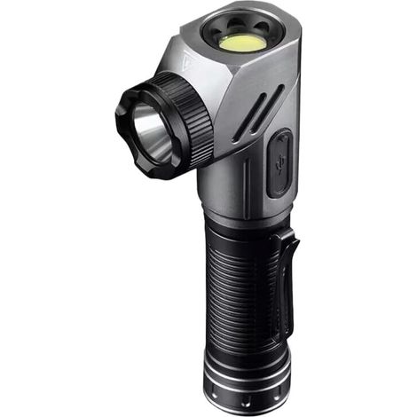 Taschenlampe mit Magnetfuß, drehbare Magnetlampe, um 90 Grad verstellbare Eckarbeitsleuchte, tragbare Outdoor-Taschenlampe (1/5)
