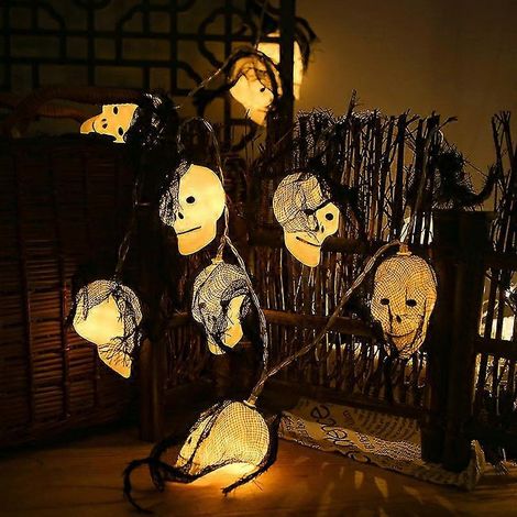 Halloween-Weihnachtsgeschenke, dekorierte Totenkopf-Lichterkette mit Batteriebetrieb, kreative Weihnachtsdekoration (1/5)